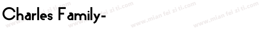 Charles Family字体转换